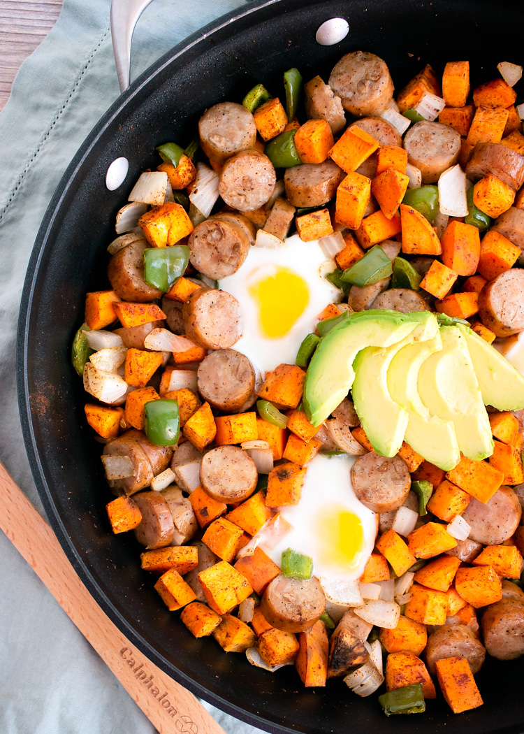 Sausage Sweet Potato Breakfast Skillet - A Slice Of Sweet